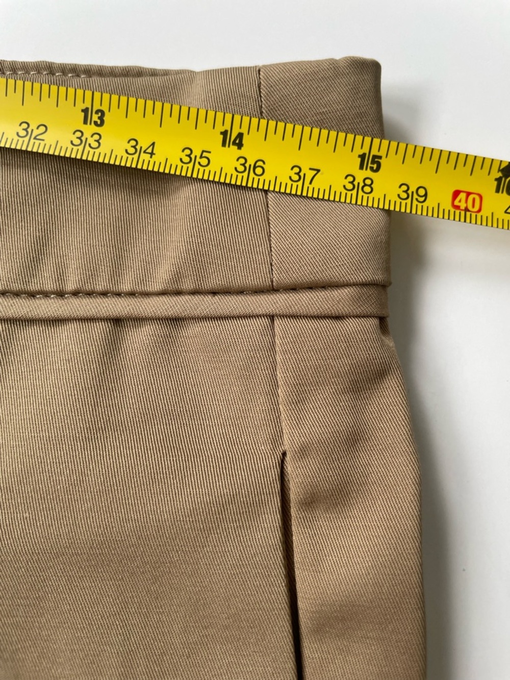 High-Waist Wide Leg Pants in Khaki - Picture 11 of 14